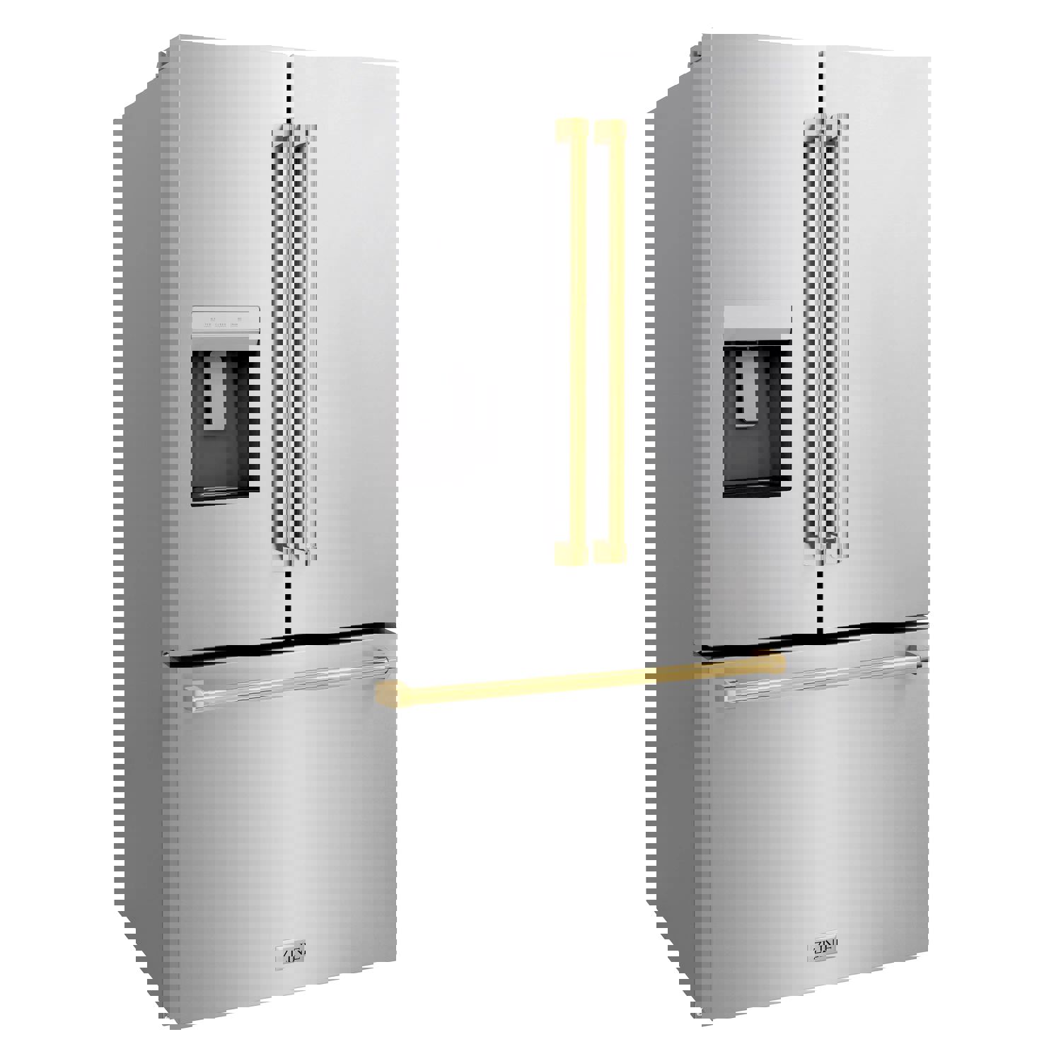 ZLINE Autograph Edition 36-Inch French Door Refrigerator with Dual Ice Maker