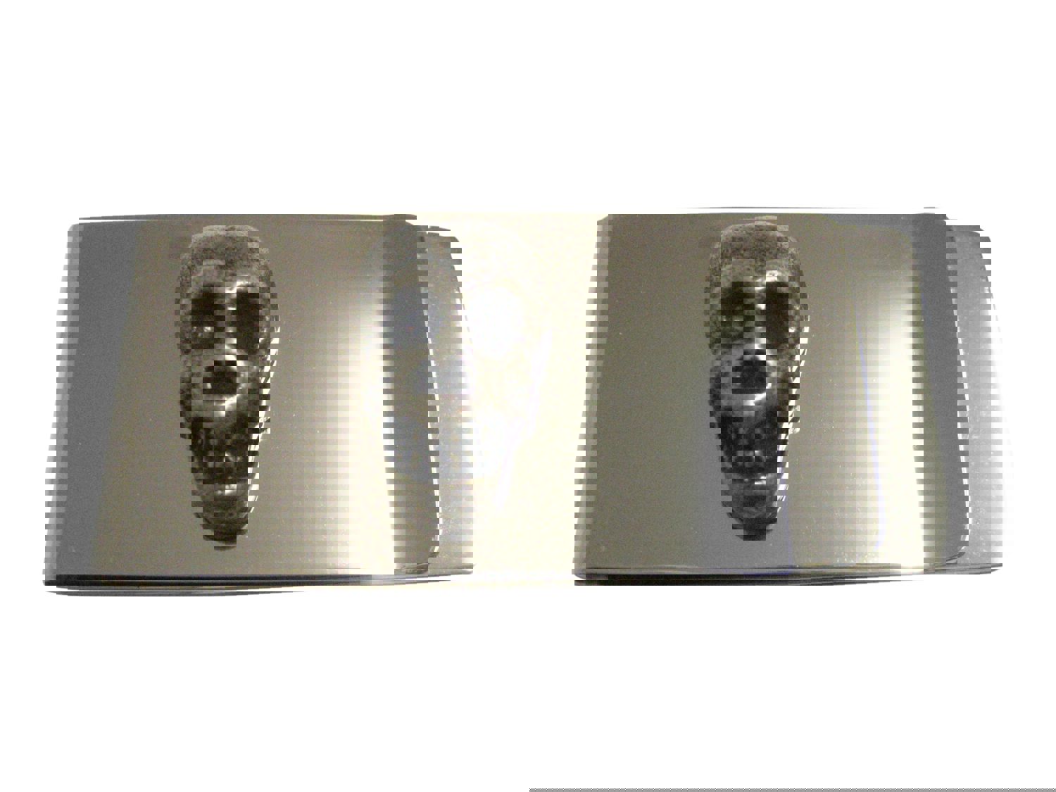 Rounded Skull Pendant Money Clip by Kiola Designs