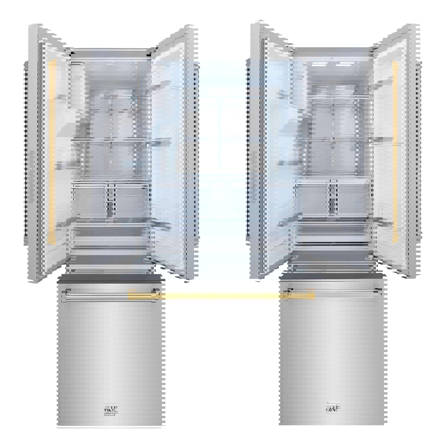 ZLINE Autograph Edition 36-Inch French Door Refrigerator with Dual Ice Maker