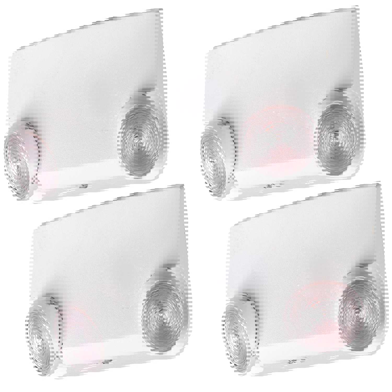 Ciata Emergency Lights LED with Backup Battery, Adjustable Heads for Commercial or Industrial Use - 2 Pack