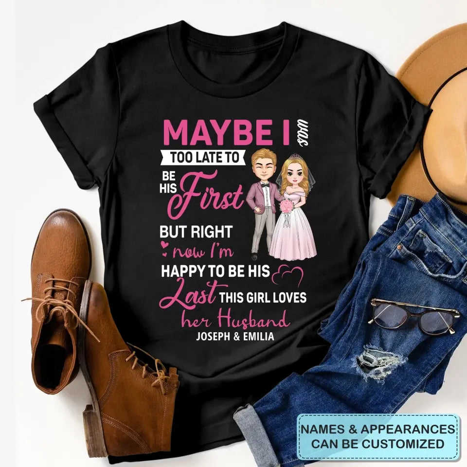 Personalized Custom T-shirt - Anniversary, Wedding Gift For Couple, Husband, Wife - Im In Love With All The Little Things