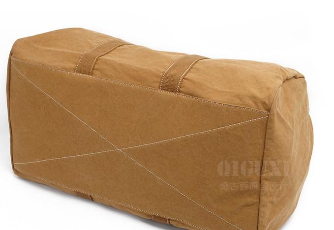 Men's Waxed Canvas Weekender Bag - Durable Travel & Overnight Bag