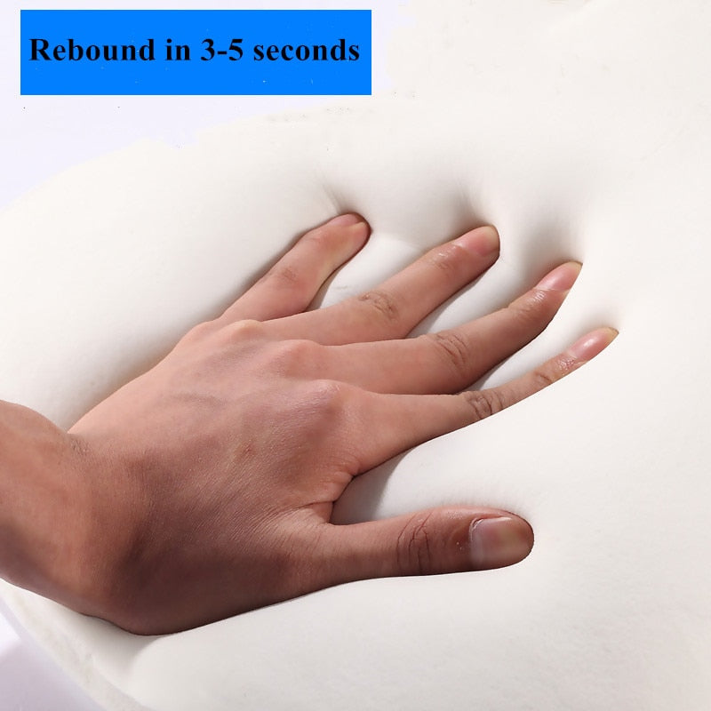 Car Headrest Neck Pillow - Memory Foam Support for Long Drives