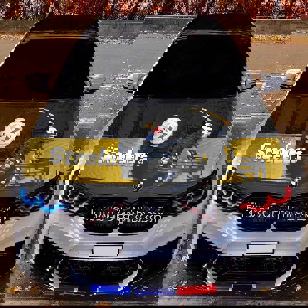 Pittsburgh Steelers Itasha Car Vinyl Hood Wrap Decal Sticker