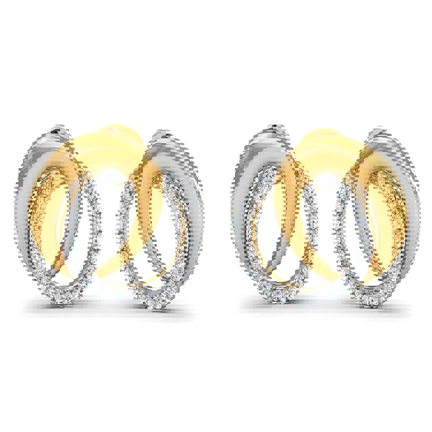 18kt Natural Diamond Pendant Set