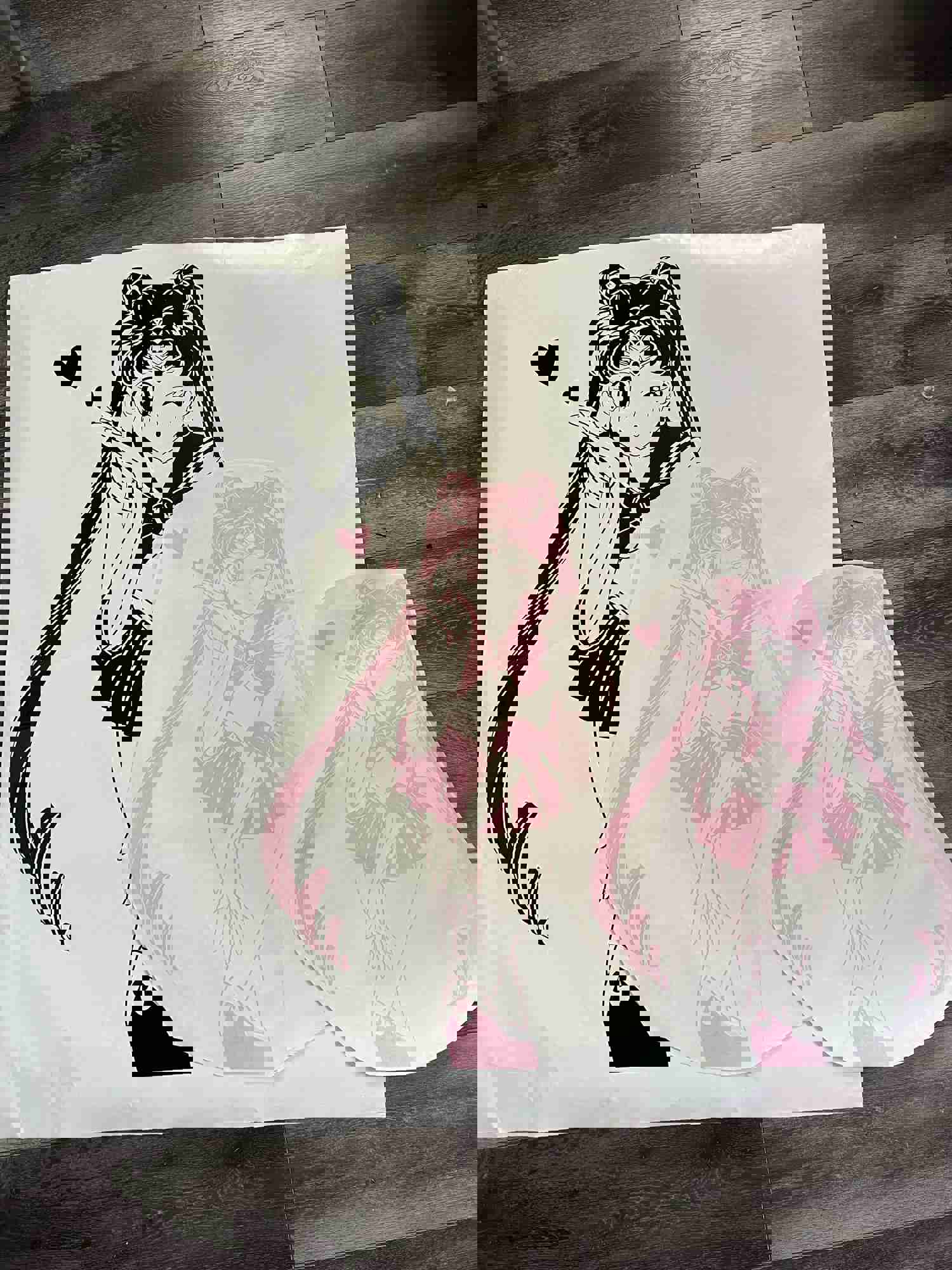 Anime Girl Large Car Graphic Vinyl Decal - Removable Sticker for Cars & Trucks