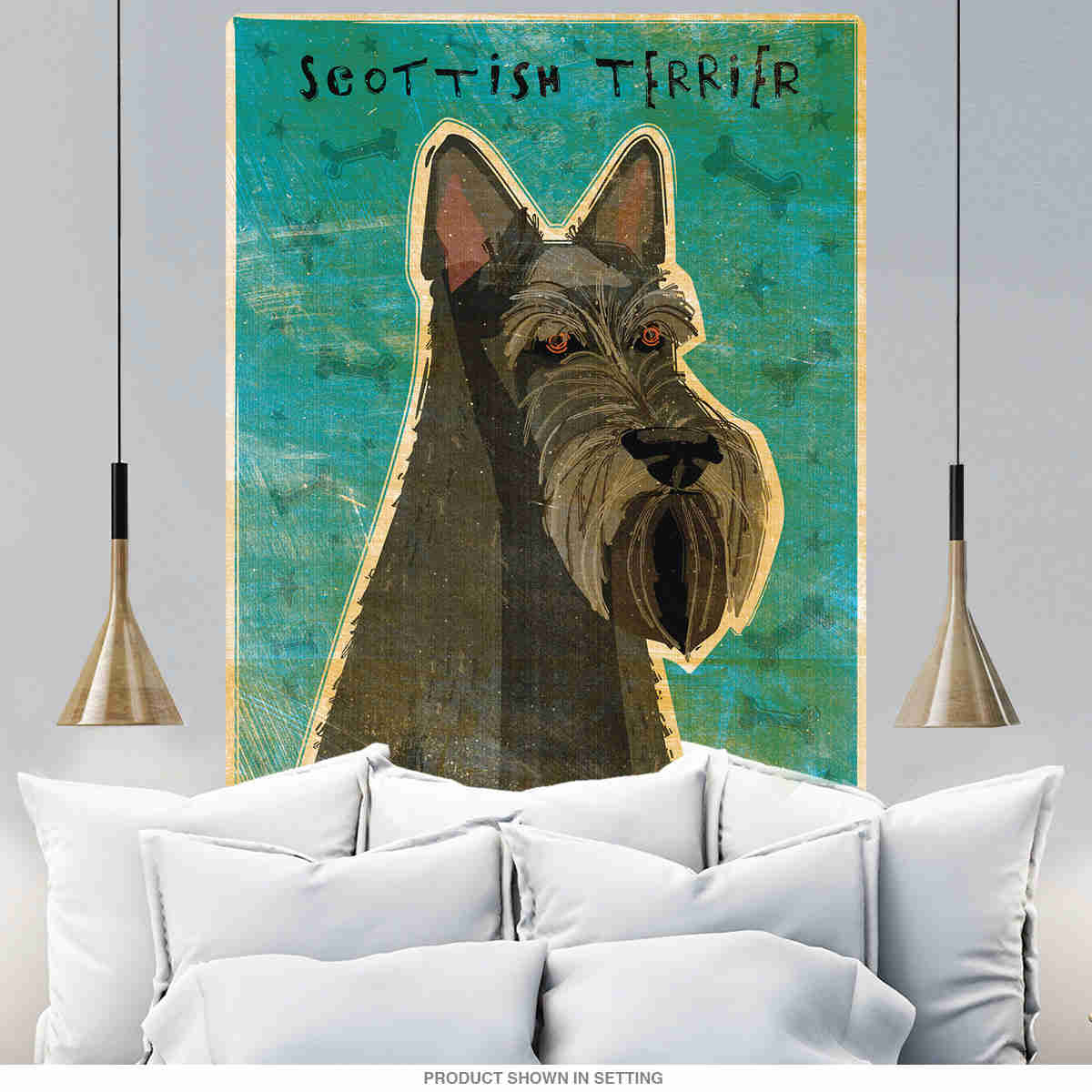Scottish Terrier Pet Dog Wall Decal - High Quality Removable Art
