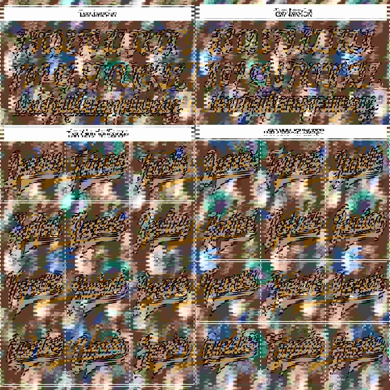 Custom Brown Old Gold-Black Fuzzy Flower Art 3D Pattern Design Bomber Full-Snap Varsity Letterman Jacket