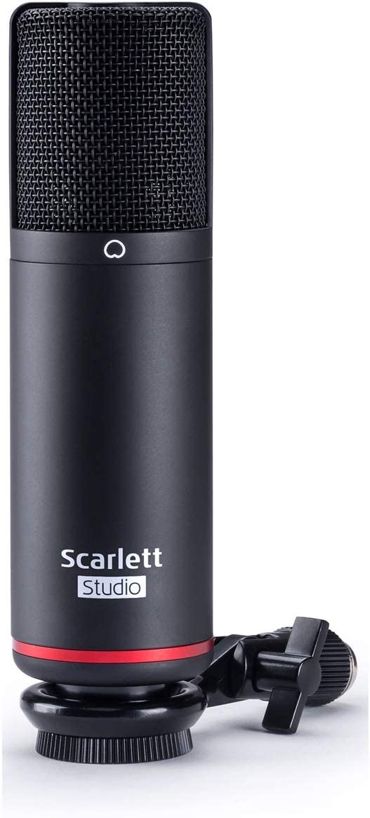 Focusrite Scarlett Solo Studio 3rd Gen Audio Interface Bundle with Mic, Headphones & Accessories