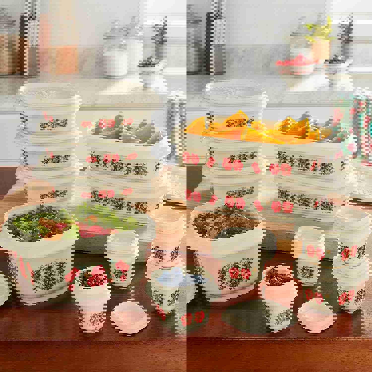 Assorted Food Storage Set (20 Pcs) - BPA Free, Microwave & Dishwasher Safe