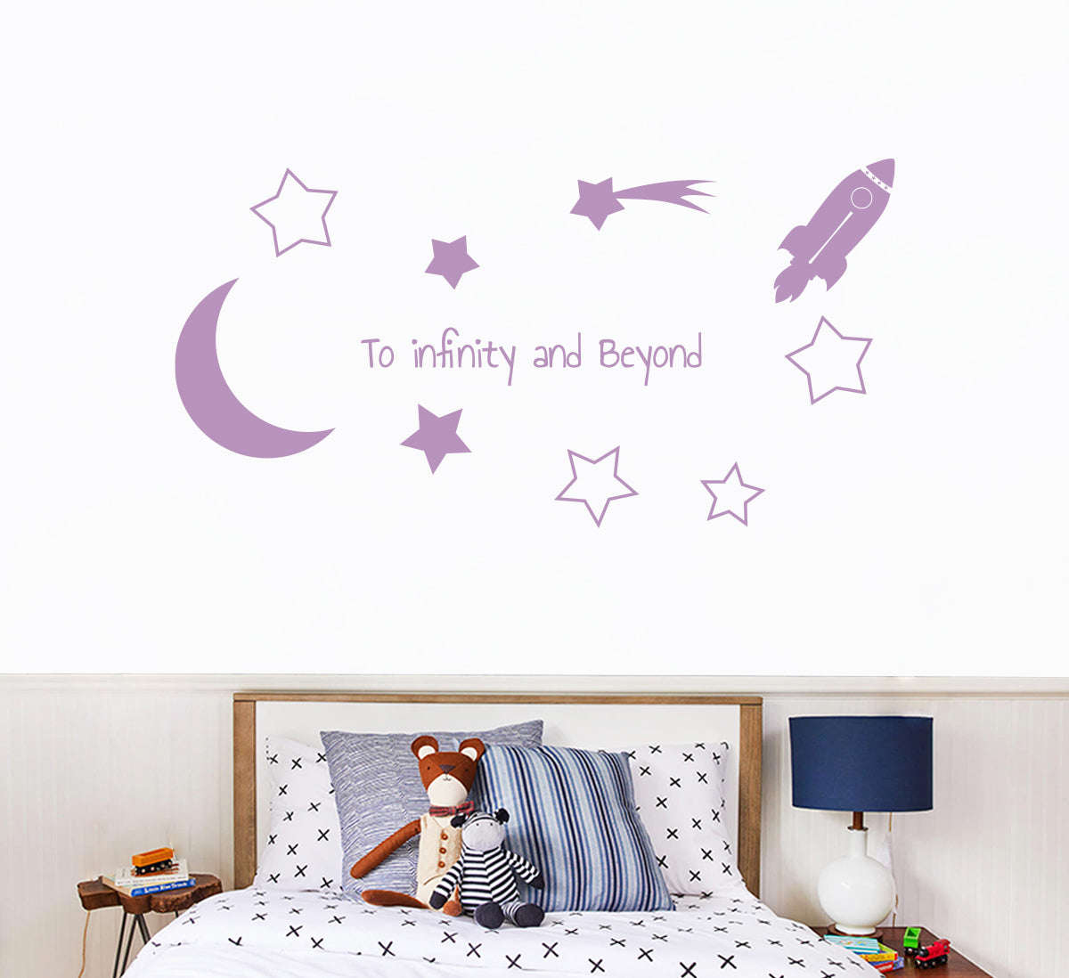 Toy Story TO INFINITY AND BEYOND Wall Sticker Decal Stencil Silhouette ST421