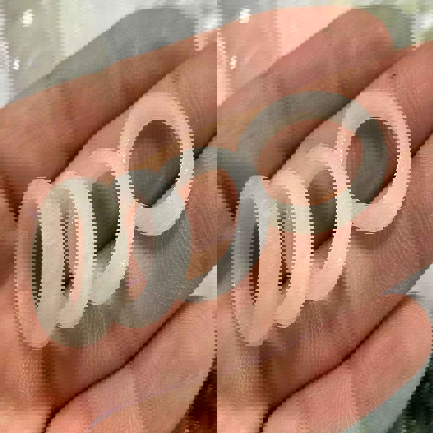 US Size 5-10 Natural Grade A Jadeite Diamond Cut Multi Facet Ring - Myanmar Jade Jewelry