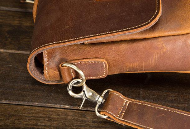Genuine Leather Messenger Bag for Men - Stylish & Durable Crossbody Sling Bag
