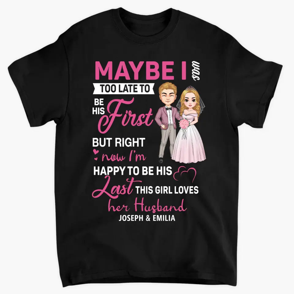 Personalized Custom T-shirt - Anniversary, Wedding Gift For Couple, Husband, Wife - Im In Love With All The Little Things