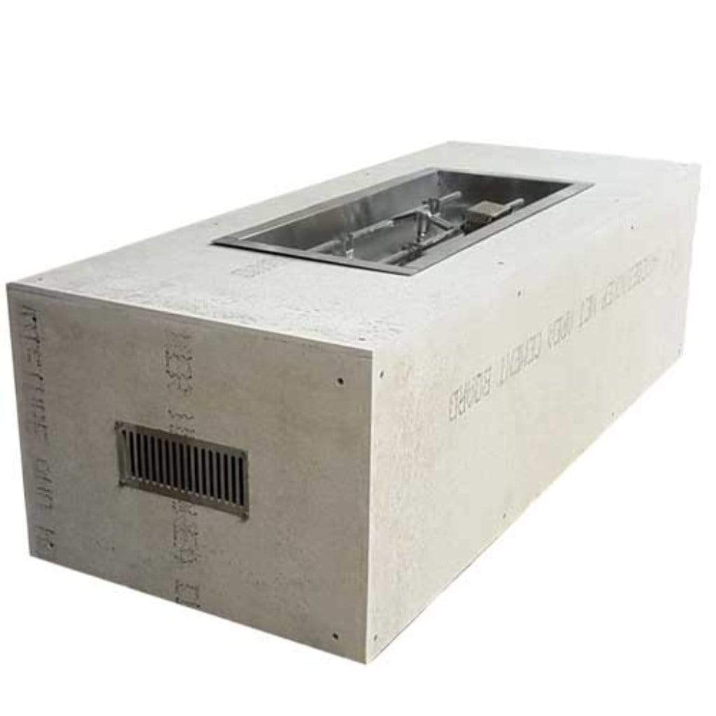 HPC 36 x 14 Rectangle Enclosure H-Burner Electronic Ignition Fire Pit