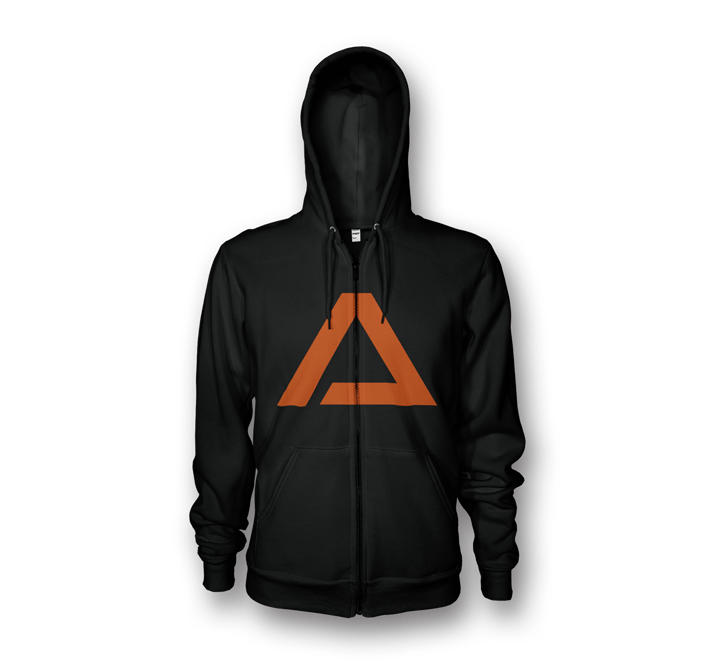 Amplified Logo Hoodie - Unisex Fleece Sweatshirt