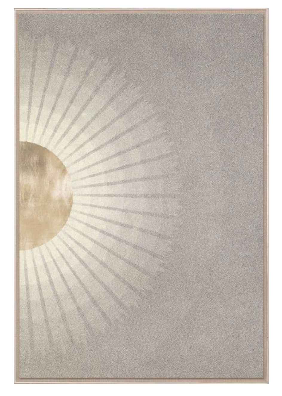 Natural Curiosities Solaris Art - Minimalist Gold Leaf Design