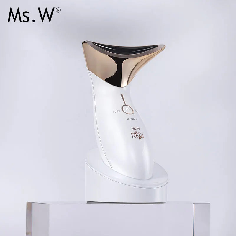 Ms.W New Home-Use 5 in 1 Skin Care Anti-aging Face & Neck Lifting Massager Beauty Tools