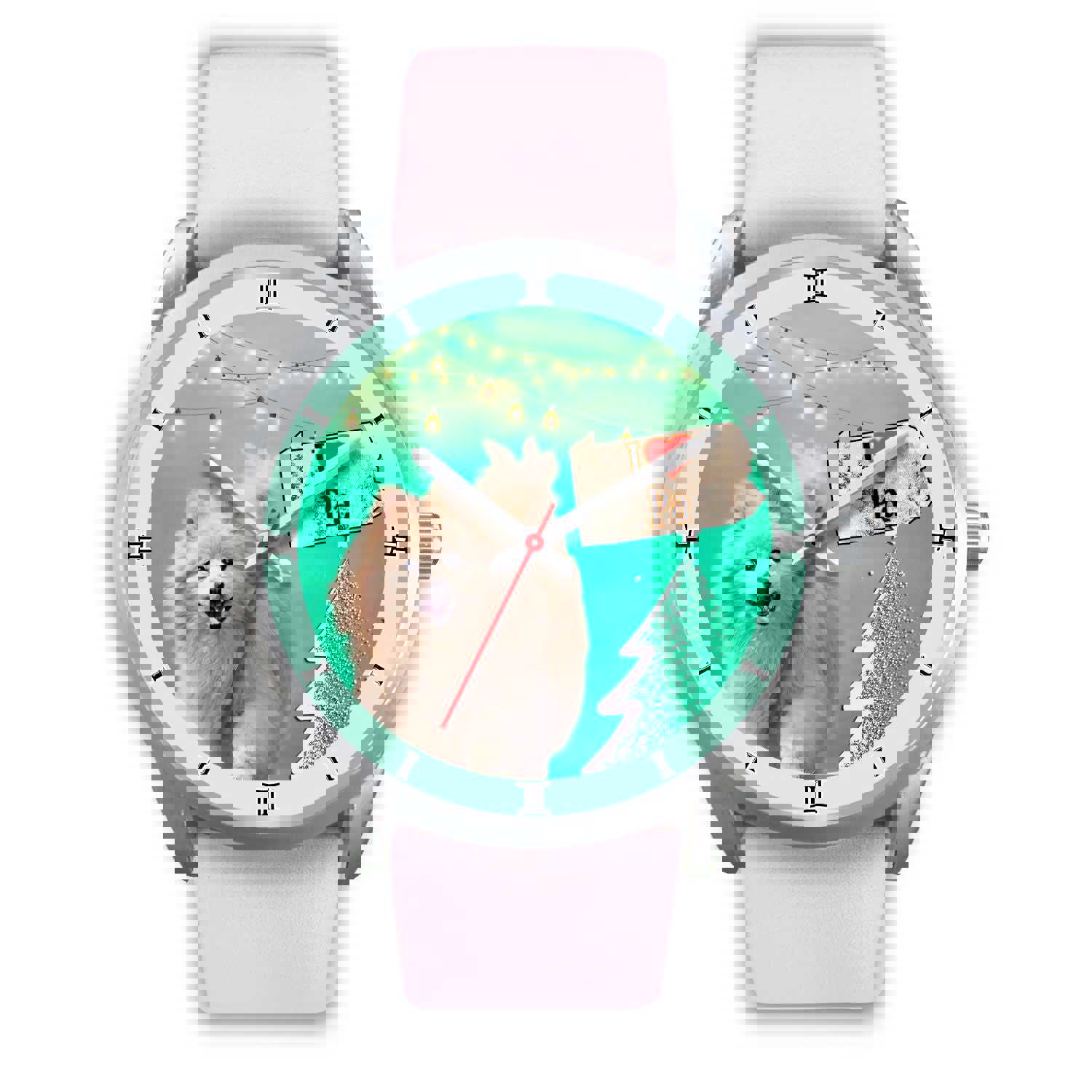 Cute Pomeranian Dog Pennsylvania Christmas Special Wrist Watch
