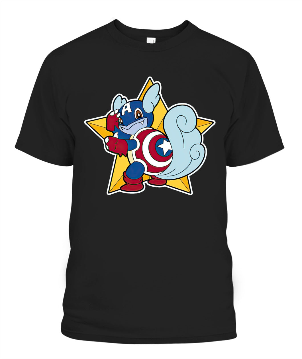 Captain Wartortle Custom Graphic Apparel - Unisex Classic Fit T-Shirt