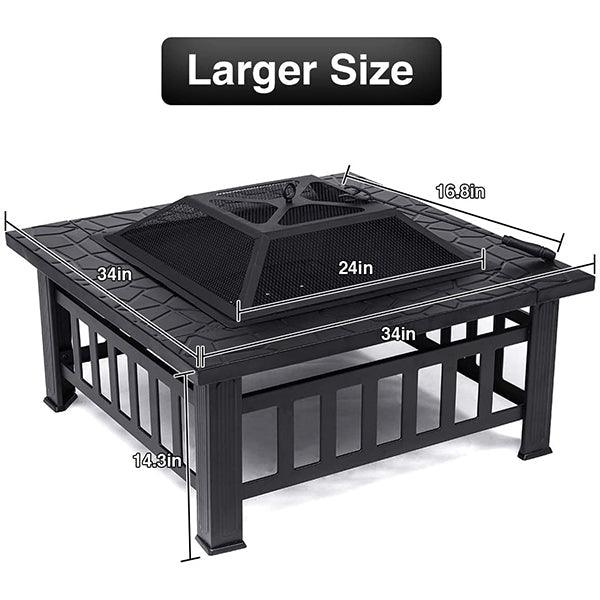 Outdoor Wood Burning Fire Pits Table