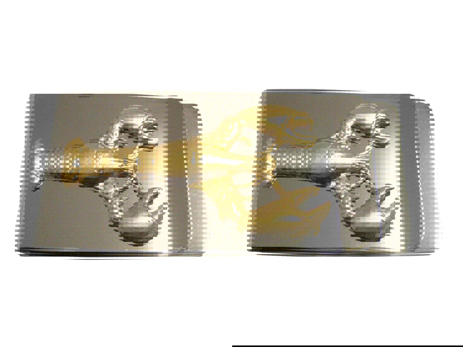 Gold Toned Lobster Pendant Money Clip