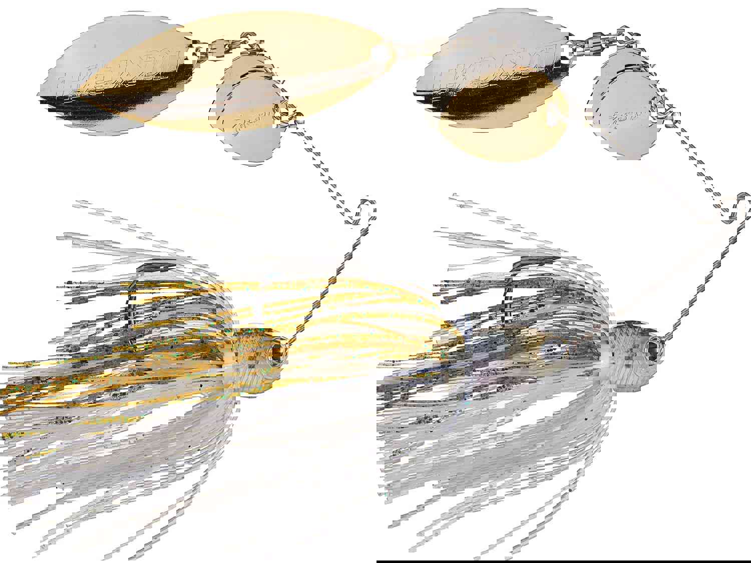 Lucky Craft SKT Spinnerbait Crazy Colorado Willow - Triple Blade Fishing Lure