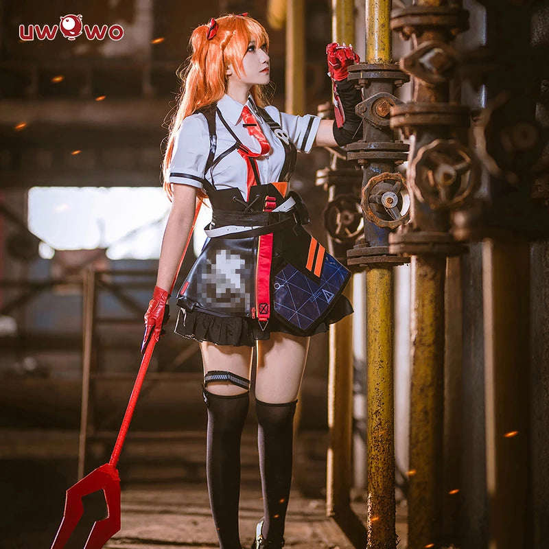 UWOWO Asuka Cosplay Honkai Impact 3rd Asukaa Langleyne Soryuue Game Costume Set