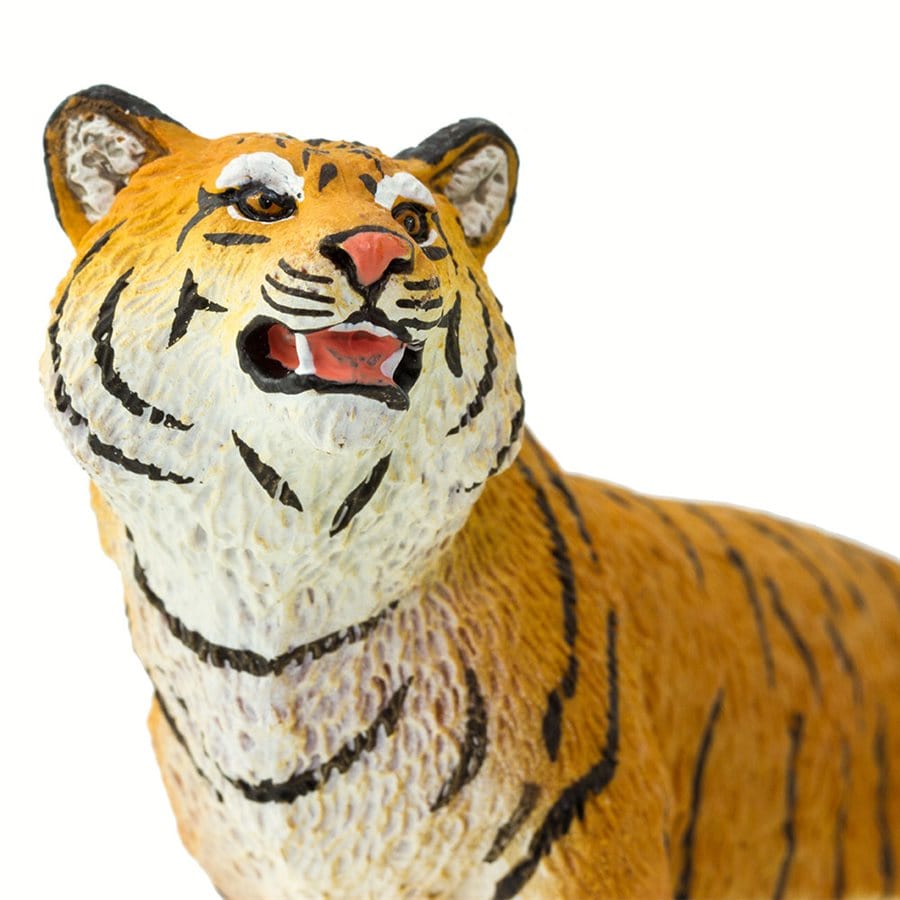 Bengal Tigress Toy - Hand-Painted Figurine for Nature Enthusiasts