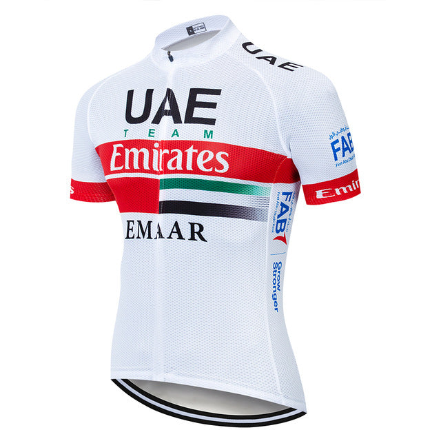Team UAE Cycling Jersey Set - Quick-Dry, Breathable, and Comfortable for Men