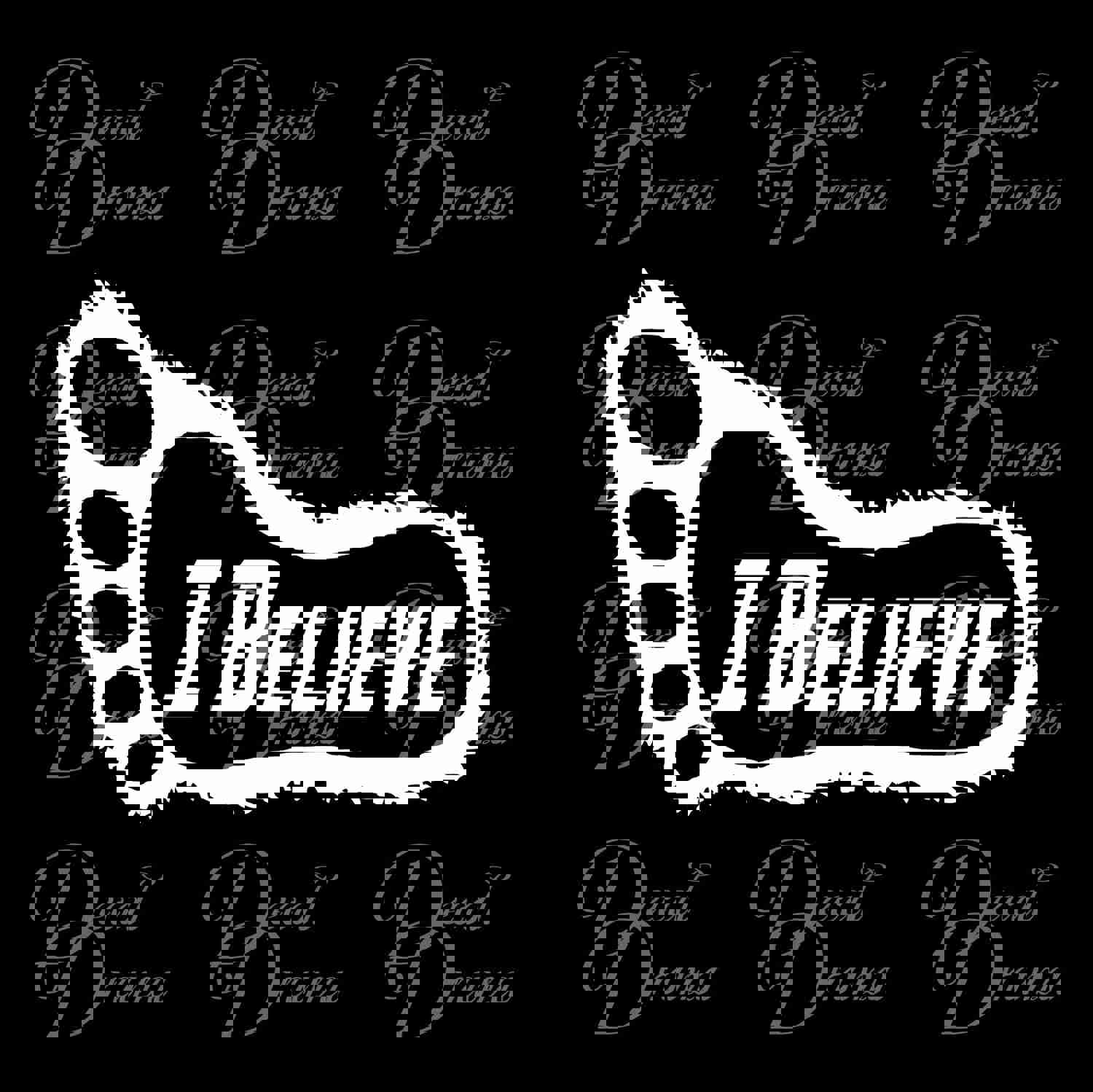 Sasquatch I Believe Vinyl Car/Laptop Decal - Bigfoot, Yeti, Cryptid Design