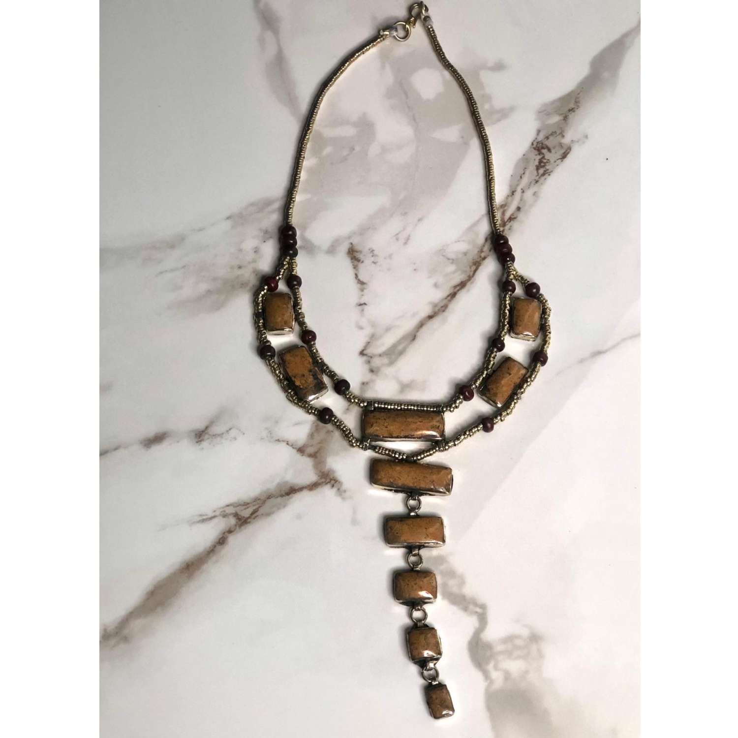 Kuchi Tribe Statement Necklace - Handmade Ethnic Jewelry