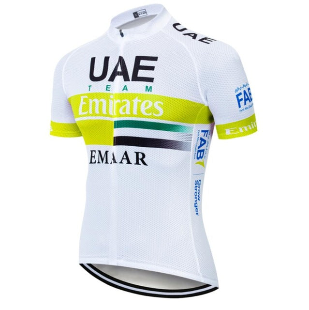 Team UAE Cycling Jersey Set - Quick-Dry, Breathable, and Comfortable for Men