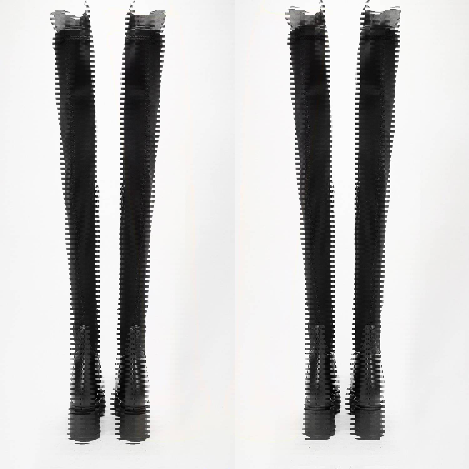 Harmony Belle Black Leather Knee High Women Boot