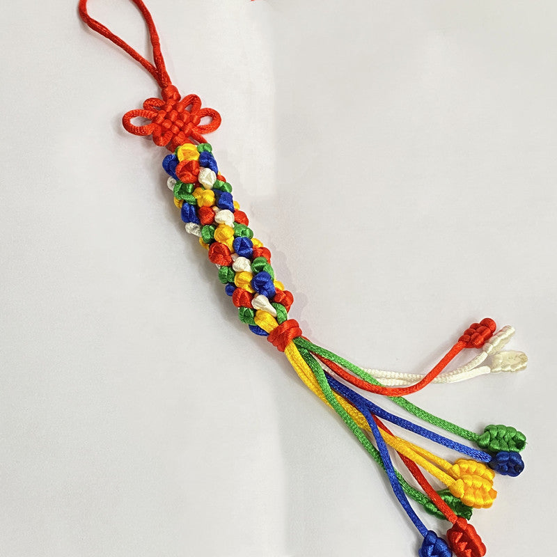 Handmade Tibetan Pineapple Diamond Knot Car Hanging for Home and Wall Decor