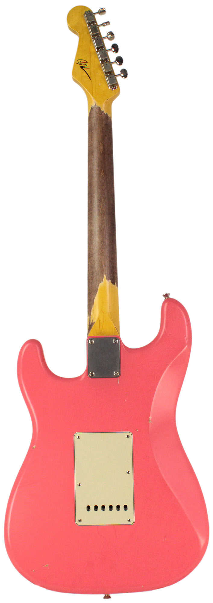 Nash S-63 Guitar, Salmon, Light Aging - Vintage Strat Model with Modern Features