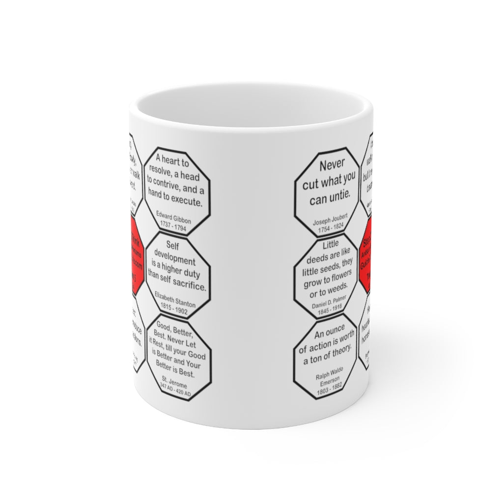 MugWisdom Team 5 - Antique Wisdoms Ceramic 11oz Cup