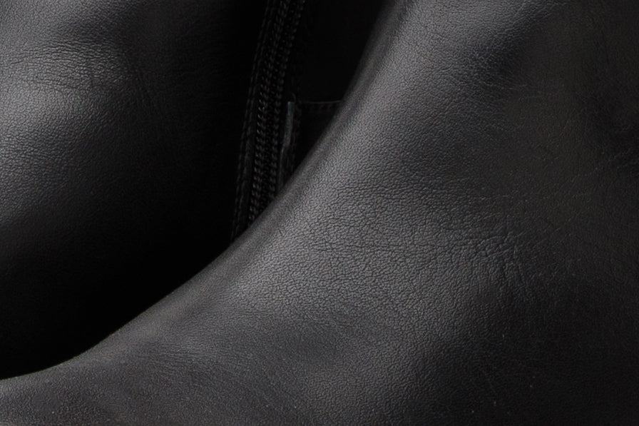 Harmony Belle Black Leather Knee High Women Boot