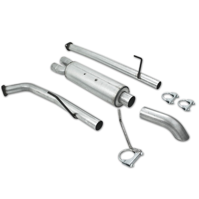 MBRP S5318AL Cat Back Exhaust System Turn Down Single Aluminized Steel For 07-09 Toyota Tundra