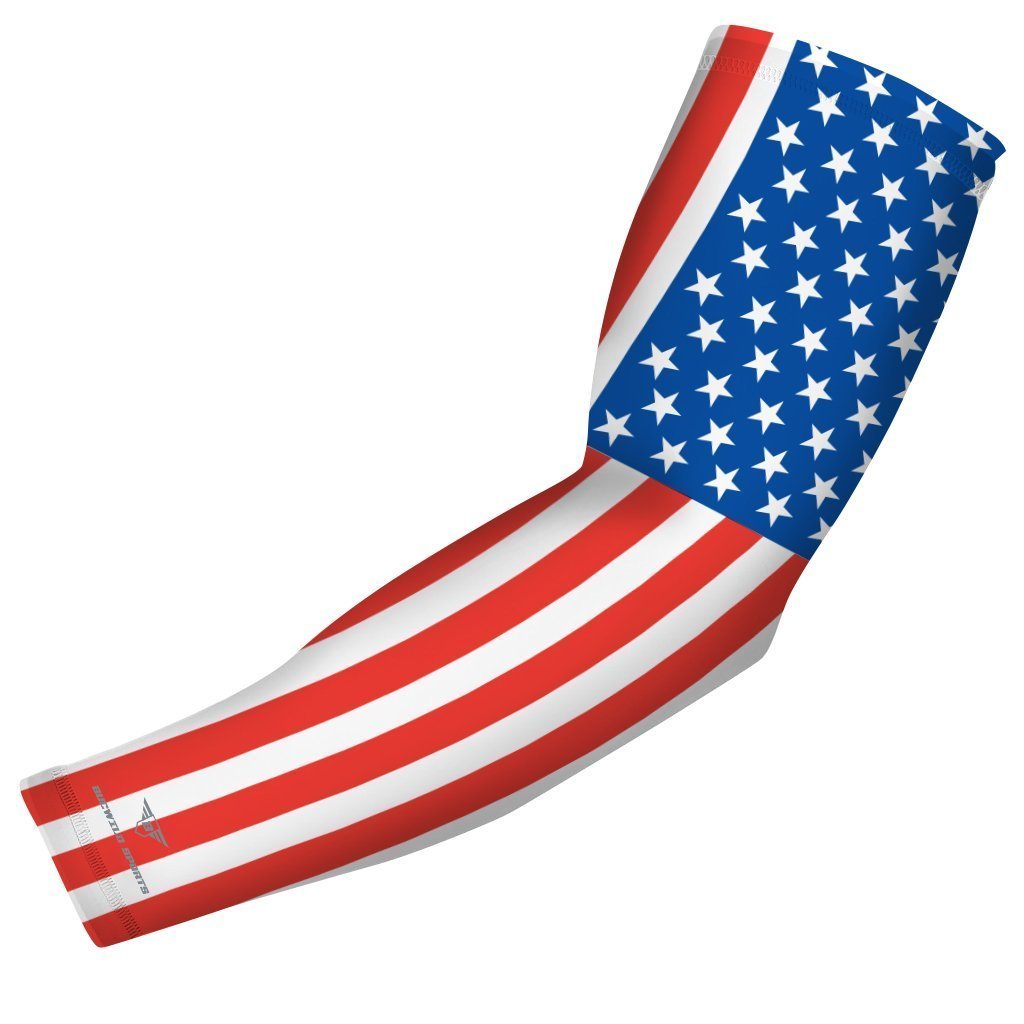 Bucwild Sports Compression Arm Sleeve - Youth & Adult Sizes for Baseball, Football, Basketball