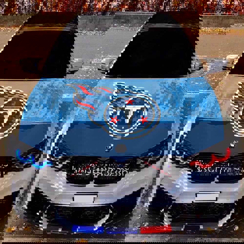 Tennessee Titans Itasha Car Vinyl Hood Wrap Decal Sticker