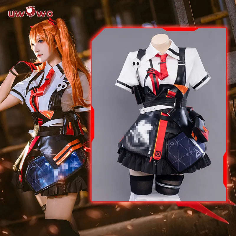 UWOWO Asuka Cosplay Honkai Impact 3rd Asukaa Langleyne Soryuue Game Costume Set
