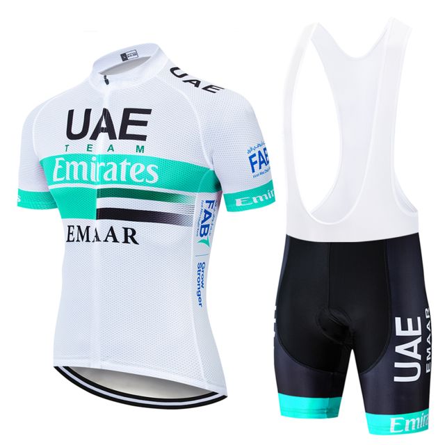 Team UAE Cycling Jersey Set - Quick-Dry, Breathable, and Comfortable for Men