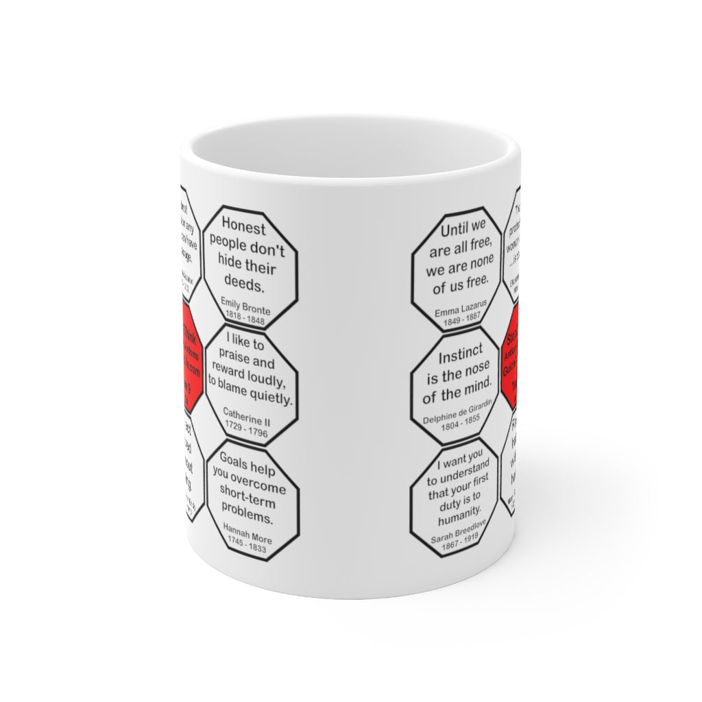 MugWisdom Team 9 of 24 - Antique Wisdoms Ceramic 11oz Cup