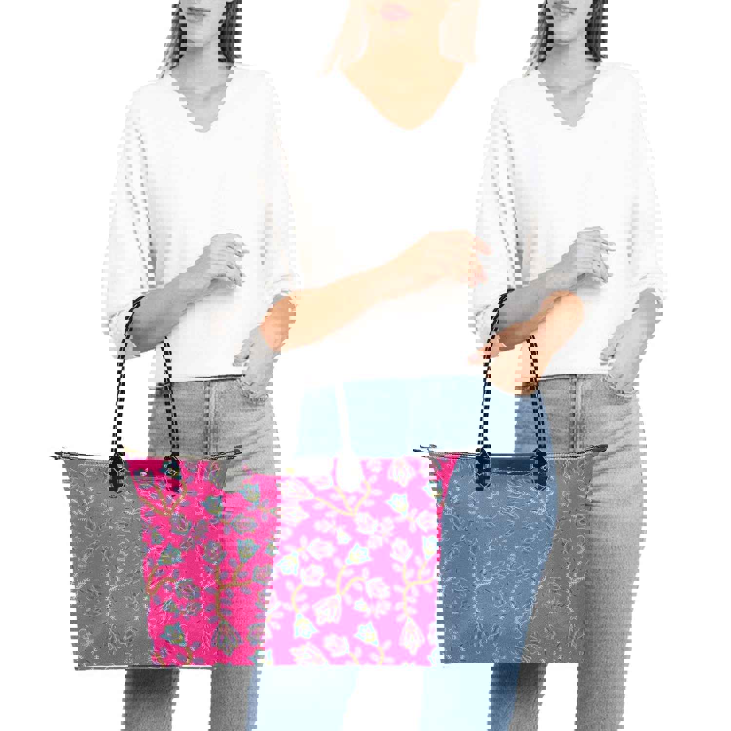 Beaded Lemonade Single-Shoulder Lady Handbag