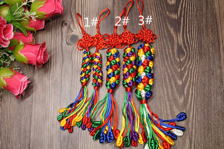 Handmade Tibetan Pineapple Diamond Knot Car Hanging for Home and Wall Decor