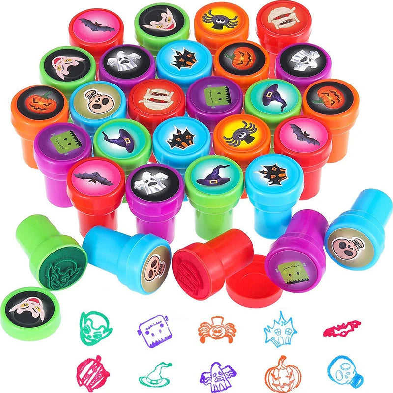 Assorted Self-Ink Stamps for Kids - Teacher Stamps, Party Favors, Classroom Prizes