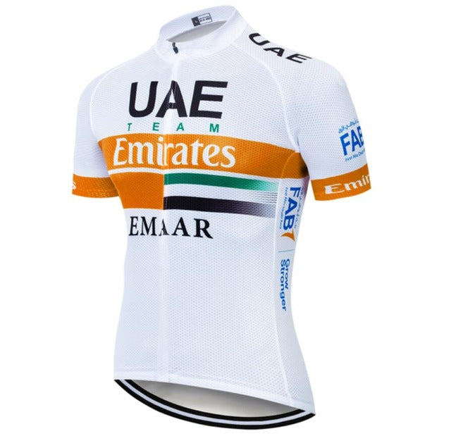 Team UAE Cycling Jersey Set - Quick-Dry, Breathable, and Comfortable for Men