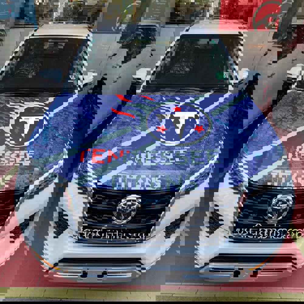 Tennessee Titans Itasha Car Vinyl Hood Wrap Decal Sticker