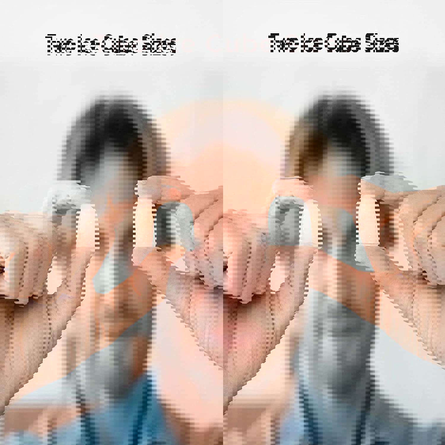 Countertop Ice Maker with Self-Cleaning, 9 Cubes in 6 Mins, 26Lbs/24Hrs, 2 Ice Sizes for Home Kitchen Office Bar Party, Silver